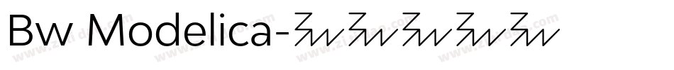 Bw Modelica字体转换
